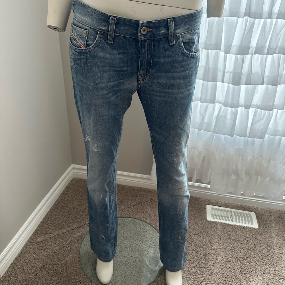 Diesel Blue Washed Jeans